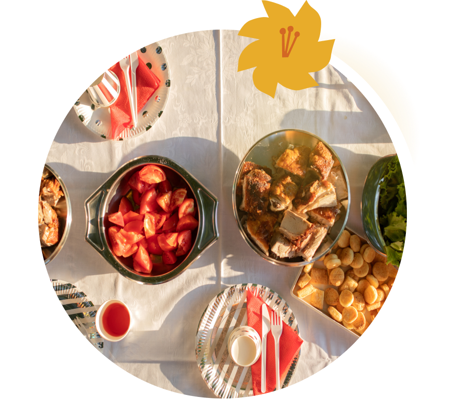 An array of different foods