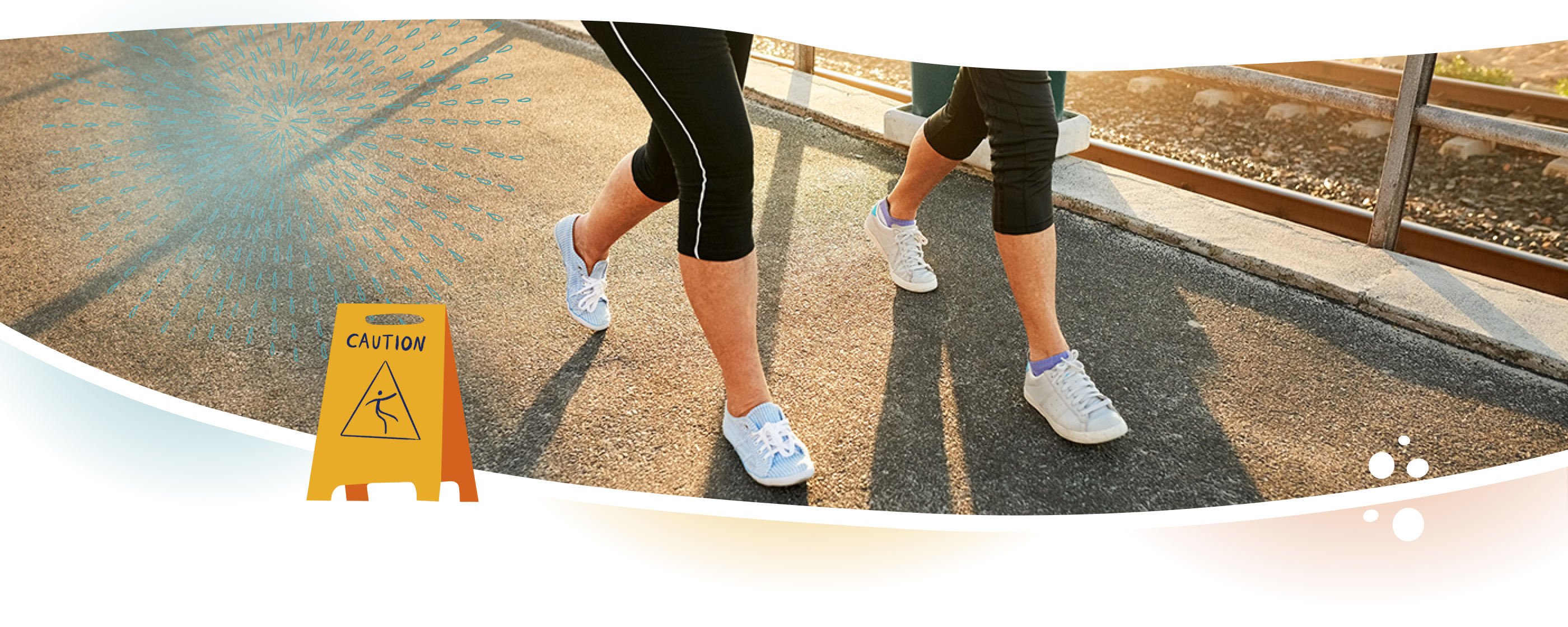 Two women going for a walk